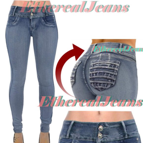 Diamante Jeans Jeans Hot Colombian Jeans Butt Lift Levanta Cola